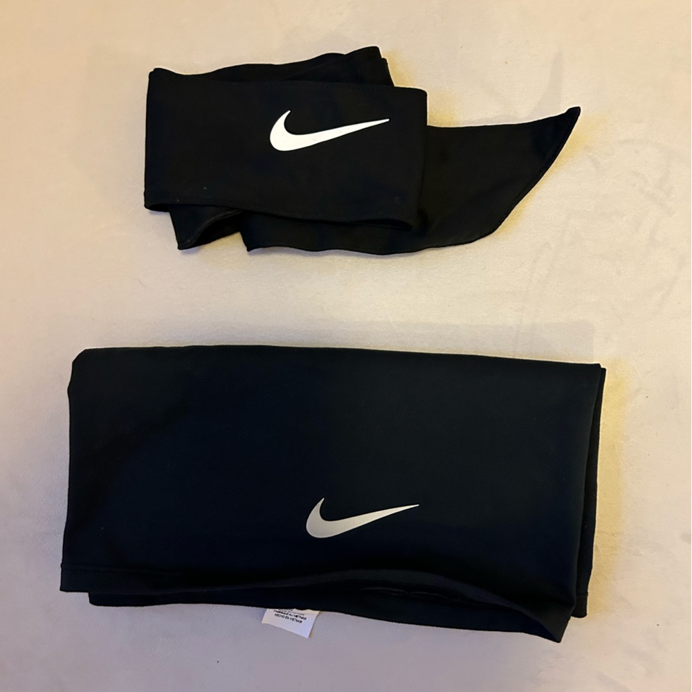 Nike neck cover + headband set - new!